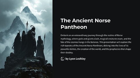 The Ancient Norse Pantheon