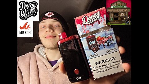 Reviewing Doozy Ice Cube Strawberry 40k vape by MrFog!!