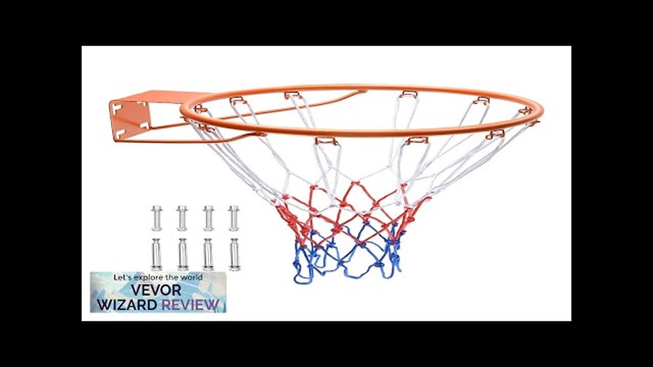 VEVOR Basketball Rim Wall Door Mounted Basketball Hoop Heavy Duty Q235 Basketball Review