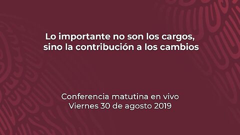 Avances en la búsqueda de personas desaparecidas. Conferencia presidente AMLO