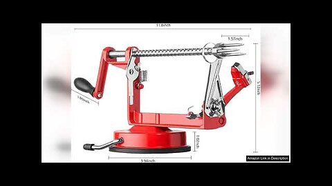 Apple Peeler Corer Long lasting Chrome Cast Magnesium Alloy Apple Peeler Slicer Review