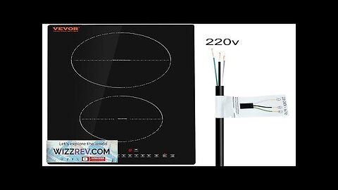 VEVOR Electric Cooktop 2 Burners 12'' Induction Stove Top Built-in Magnetic Cooktop Review