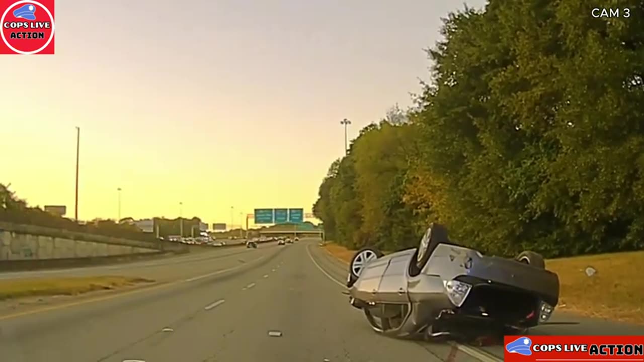 Jaw-Dropping Police Chases Caught on Dashcam