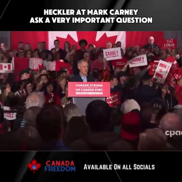 Mark Carney Gets Ask a Question on Involvement With Jeffery Epstein