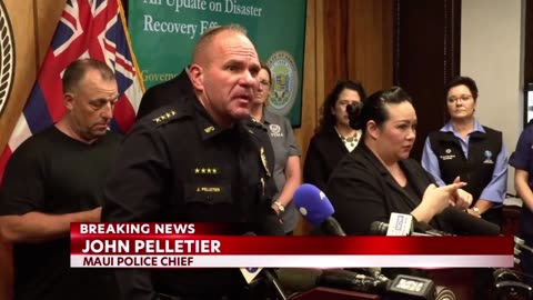 Anyone recognize this man? Maui Police Chief John Pelletier, who was also incident