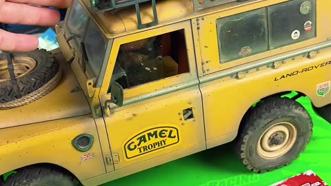 Scale Land Rover Camel Trophy Realistic Suspension Modification for Off Road 4x4