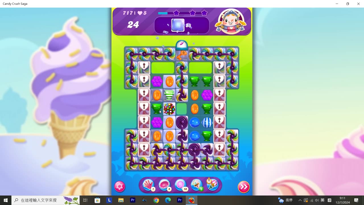 Candy Crush Saga Record (Level 717)