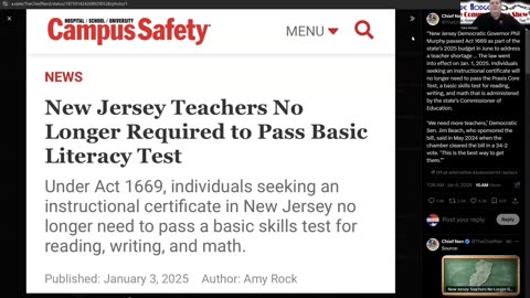 TO TEACH IN NEW JERSEY-NO DEGREE, PASS NO TESTS-WOKE REQUIRES NO TRAINING