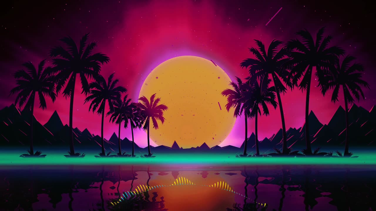 Neon Horizon - AI Music (Synthwave)