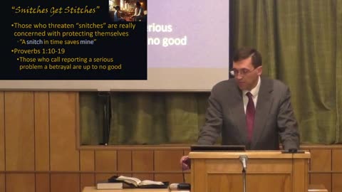 Lessons from a Snitch