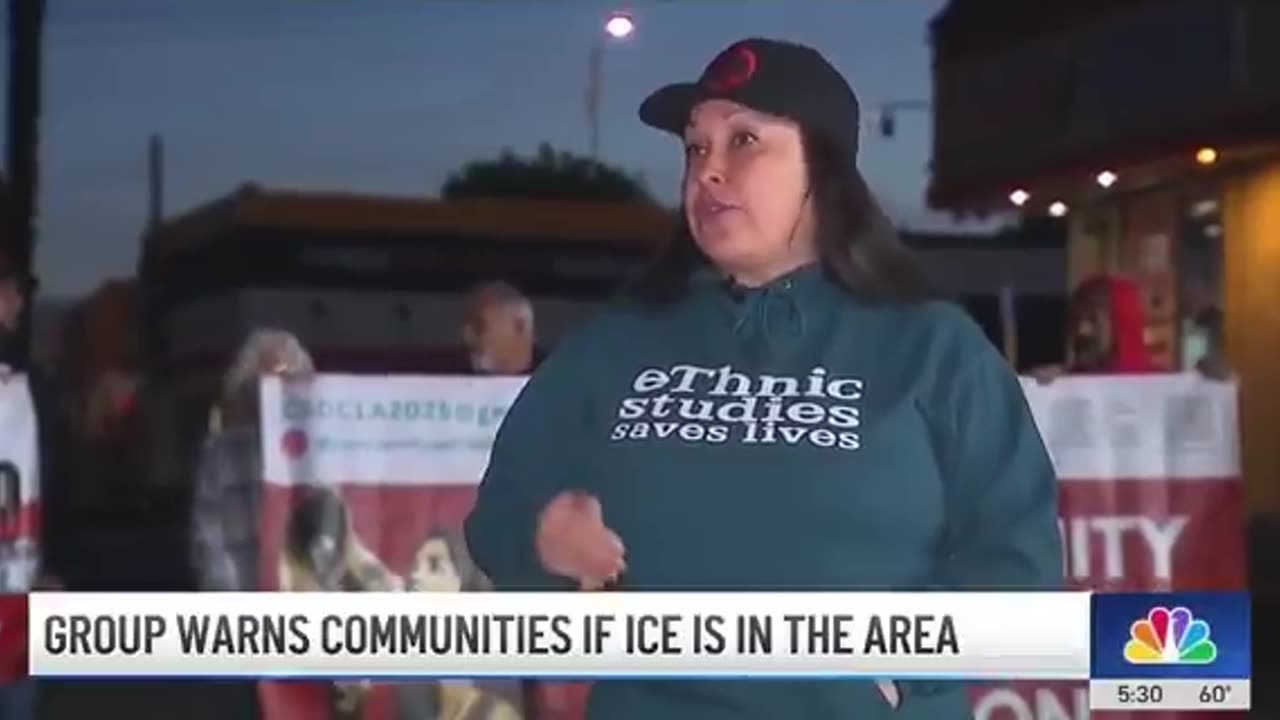 Activists patrolling the streets in Los Angeles for ICE making sure no illegals are deported