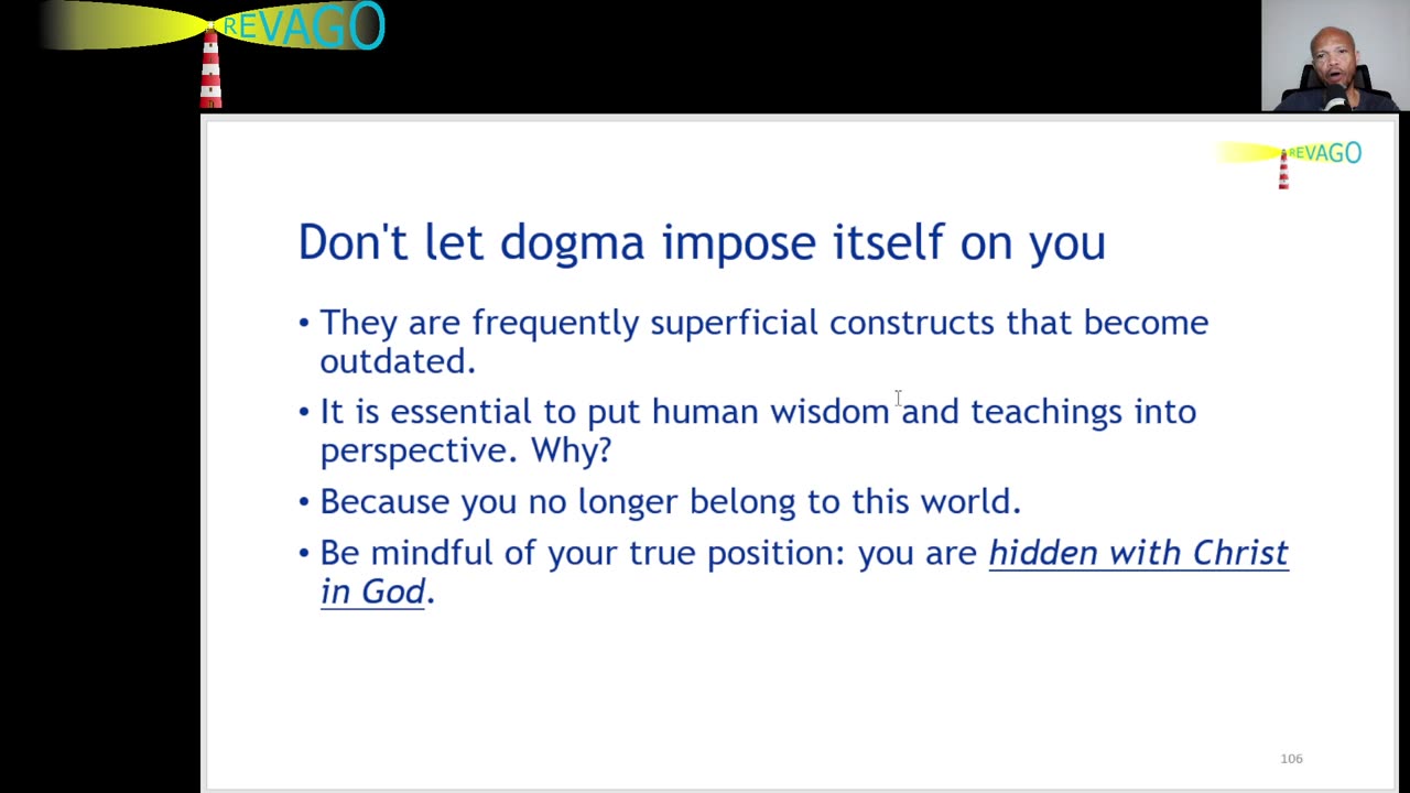 RE 361 Never Be Subject To Dogma. Instead, Use Your Freedom to Grow in Christ