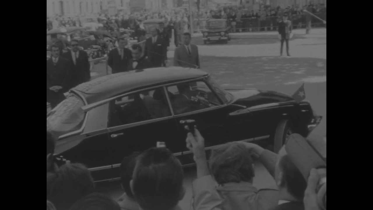 Vietnam Peace Talks In Paris (Original Black & White Film)