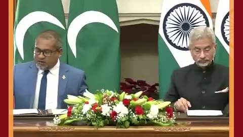 MoUs Exchanged Between India And Maldives After The Visit of Maldives Foreign Minister #shorts