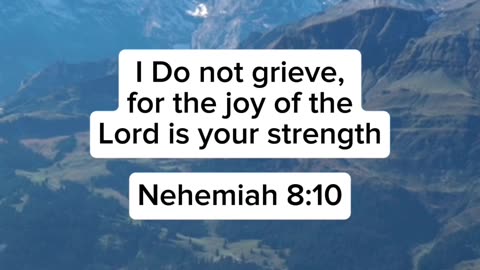 Nehemiah 8:10 | A Scripture of Comfort