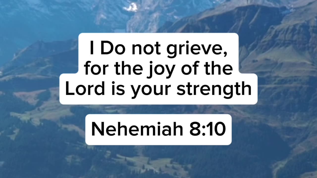 Nehemiah 8:10 | A Scripture of Comfort