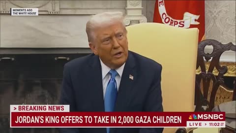 We are taking over GAZA!" President Donald Trump