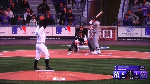 MLB The Show: Colorado Rockies vs New York Yankees (S10 G129)