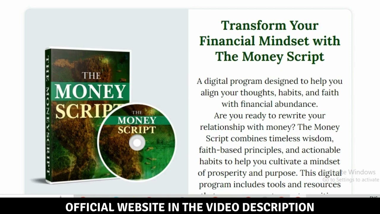 The Money Script Revie | FIND WEALTH SUCCESS WITH Money Script Reviews