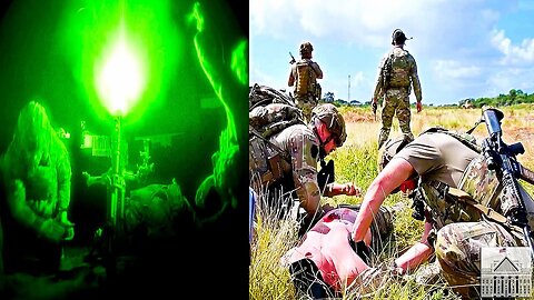 U.S. troops demonstrate insane base defence drills in Kenya.