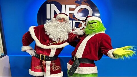 The Grinch vs. Santa In The Infowars Studios