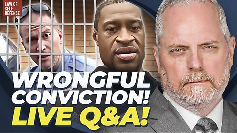 LIVE TODAY! Derek Chauvin Wrongful Conviction Q&A Show!