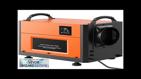 VEVOR 156 Pints Commercial Dehumidifier with Drain Hose for Crawl Spaces Basements Review