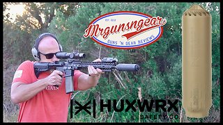 HUXWRX 556 Ti Flow Though 3D Printed Suppressor Test & Review