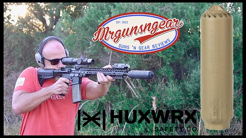 HUXWRX 556 Ti Flow Though 3D Printed Suppressor Test & Review