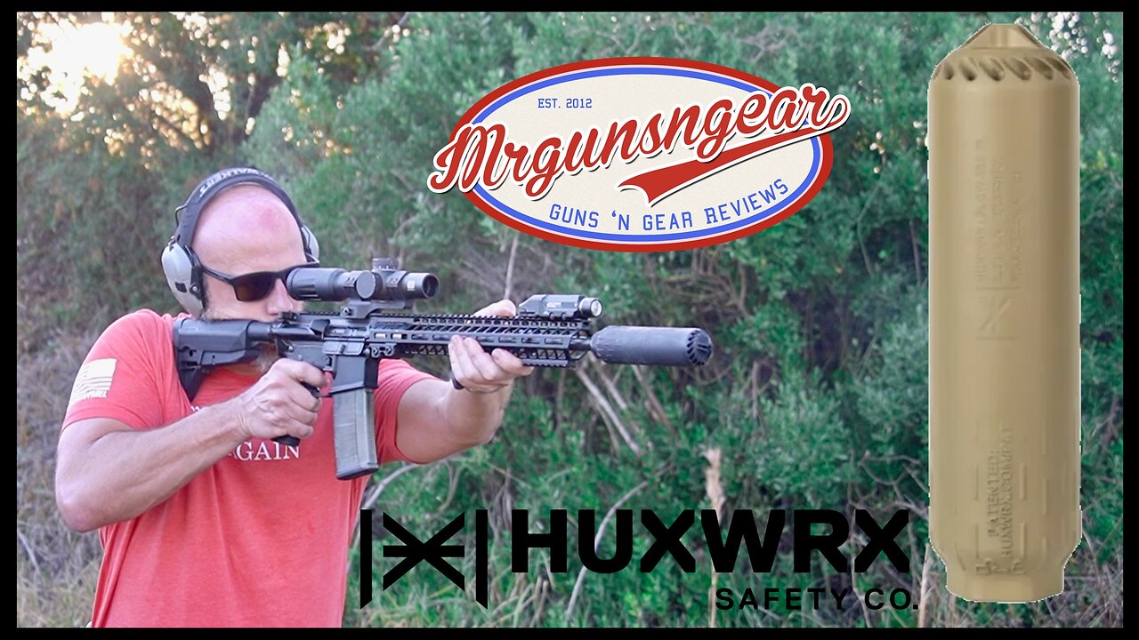 HUXWRX 556 Ti Flow Though 3D Printed Suppressor Test & Review