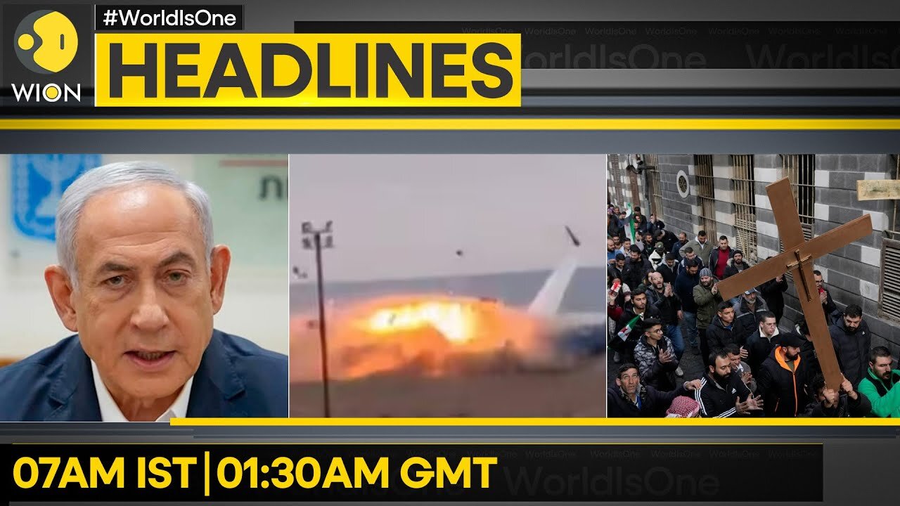 Probe Launched Over Azerbaijan Plane Crash| Syria: 1 Dead in Protest Over Shrine Attack Video| WION