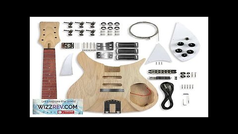 Censtar Handmade Ricken 325 DIY Electric Guitar KitFixed BridgeSolid Electric Guitar Review