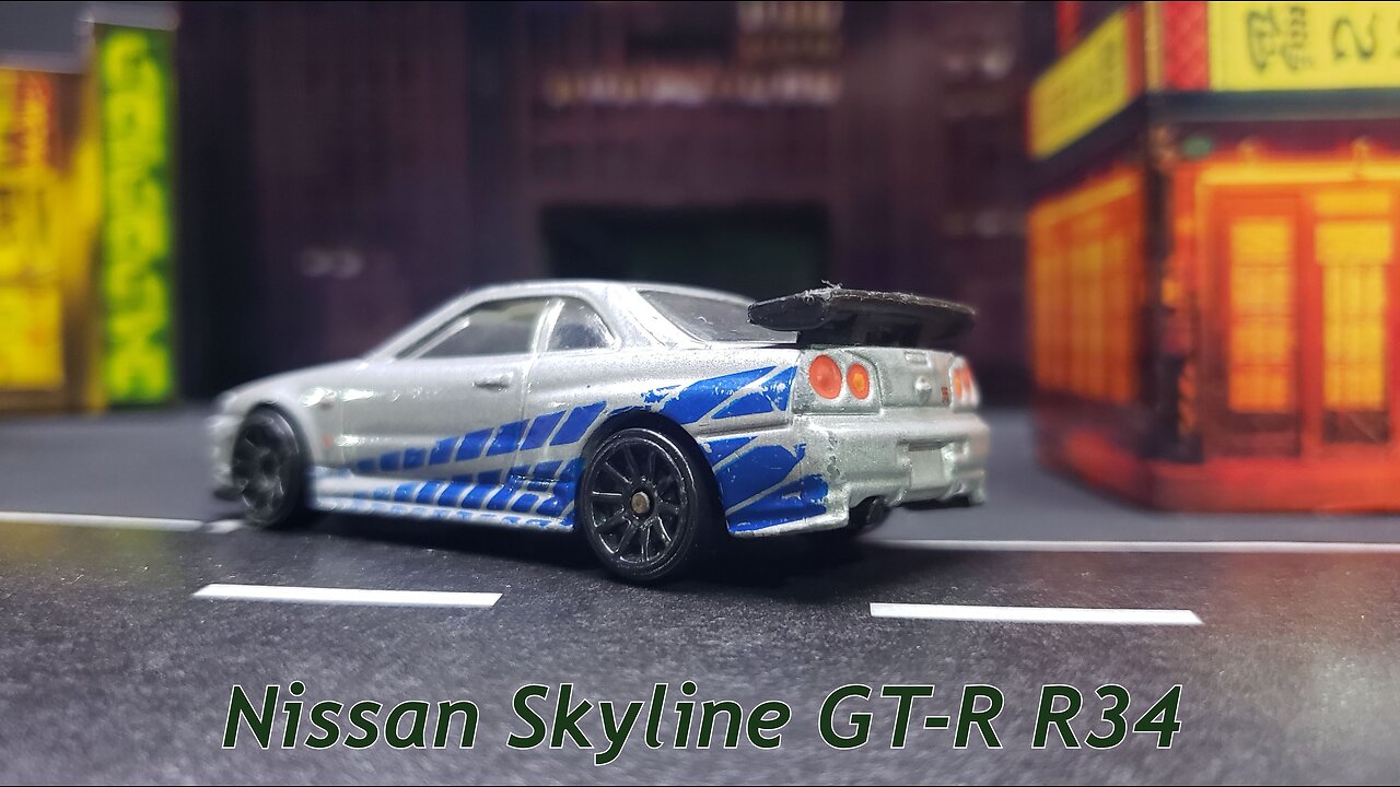 Nissan Skyline GT R R34 - Hot Wheels 2009