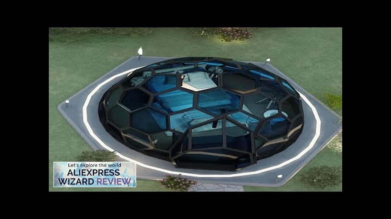 New Design 6M Outdoor Luxury Hotel Resort Igloo Ball Geodesic Geo dome Review