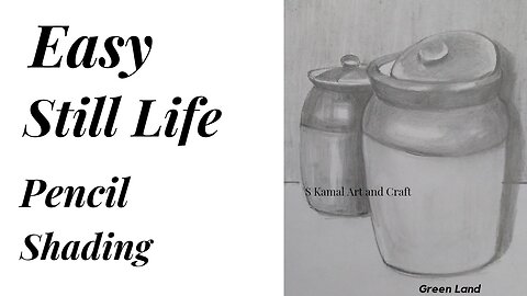 Still Life Pencil Shading || Easy || tag it| tutorial || best for beginners