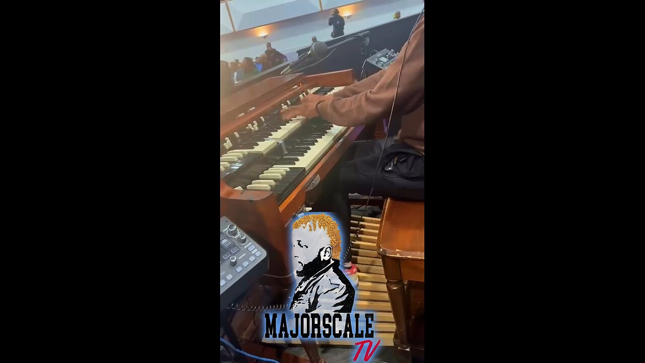 @brandon_thomas504 🎹🎵🎶🔥🔥 #dopeorganplayer #majorscaletv