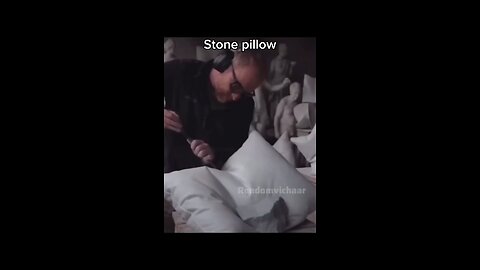 Pillow made of STONE