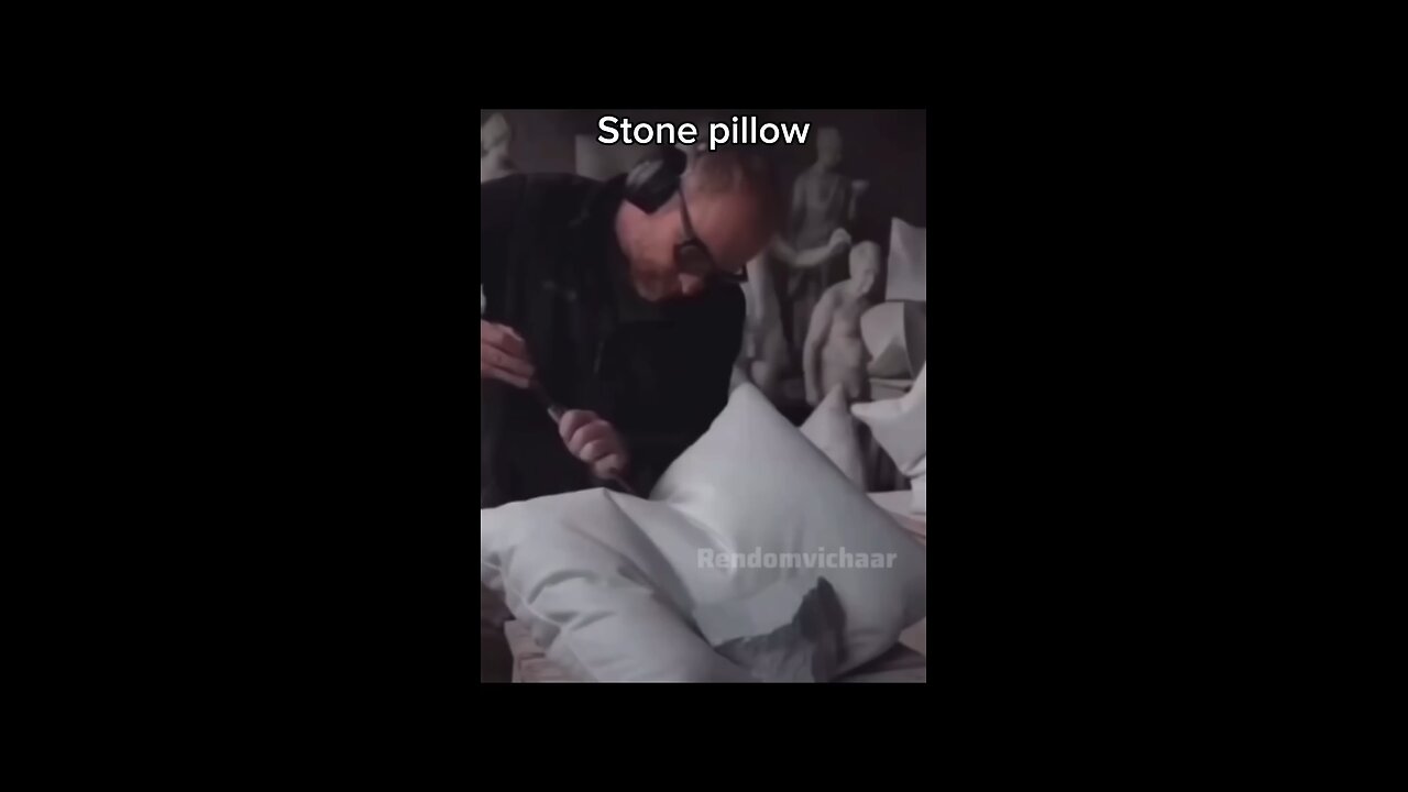 Pillow made of STONE