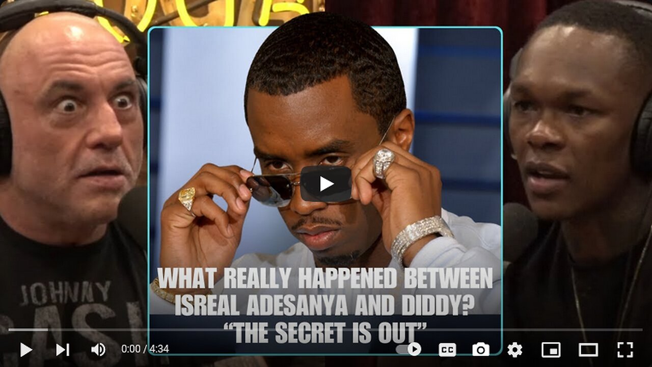 Isreal Adesanya Shares Shocking Personal Story About DIDDY “CRAZY” _ Joe Rogan