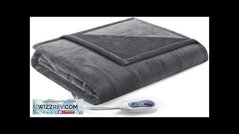 Comfort Spaces Luxury Microplush Electric Wrap Blanket Super Soft and Warm Reversible Review