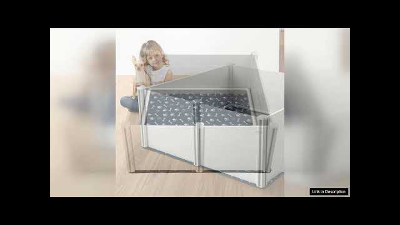 VEVOR Dog Whelping Box 59.8x59.8x24.0in PVC with Rails Pee Pad for Dogs Review