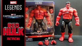 Marvel Legends RED HULK Captain America Brave New World Deluxe Figure Review