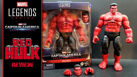 Marvel Legends RED HULK Captain America Brave New World Deluxe Figure Review