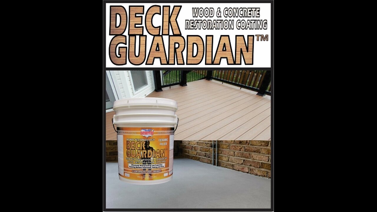 Wood or Concrete Deck Paint and Elastomeric Coating