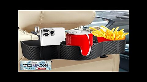 Car Backrest Hanging Storage Box Seat Cup Holder Multi-functional Storage Box Water Review