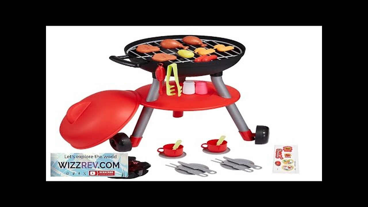 VEVOR 28 PCS Kids BBQ Grill Playset Cooking Grill Toy Set Pretend Review