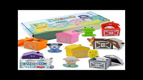 Toddler Montessori Learning Toys Counting Matching & Color Sorting Set Farm Animal Review