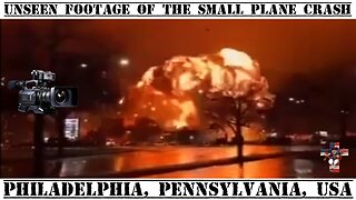 Unseen Footage of the Small Plane Crash in Philadelphia, Pennsylvania, USA 🛩