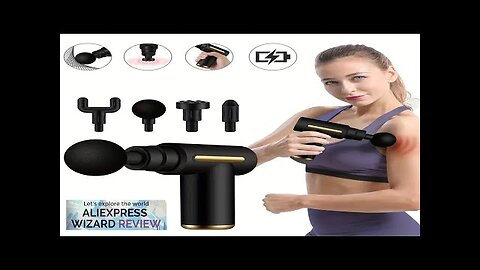 1-Piece Compact Deep Tissue Massage Gun for Body Back and Neck Relaxation Review