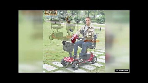 VEVOR Heavy-Duty 4 Wheel Mobility Scooter for Seniors 12 Mile Long Range Review